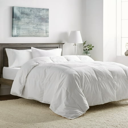 Blue Ridge Home Fashions All Cotton Supreme Natural Down Fiber Blend Comforter - King