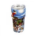 thumbnail image 4 of Evergreen Double Wall Ceramic Companion Cup with Tritan Lid 13oz Delivering Christmas, 4 of 6