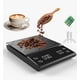 thumbnail image 1 of Báscula de Cocina Digital,alta precisión 1g,USB recargable y gramera cronómetro para cocinar,con pantalla LCD brillante Modelo Negro, 1 of 4