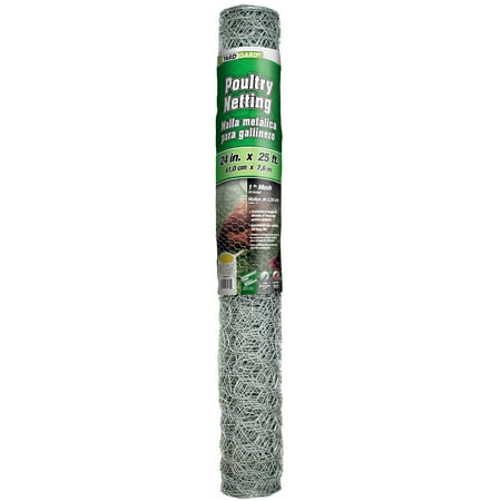 YARDGARD 2 foot X 25 foot 1 Inch Mesh Poultry Netting