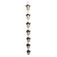 thumbnail image 3 of Gutter Rain Chain, 7 Cups Decorative Rain Chain Antique Bronze Tripod  for Home, 3 of 7