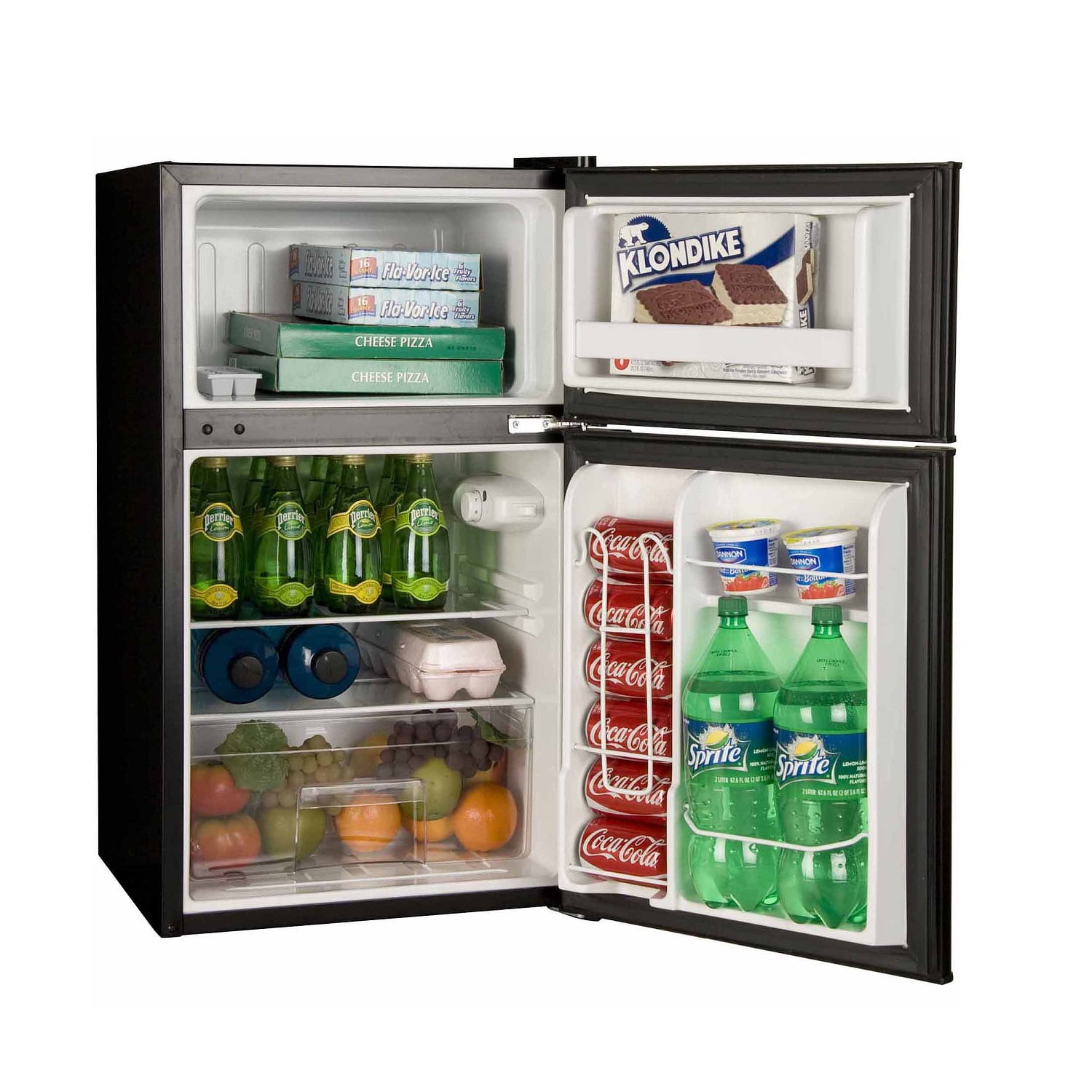 Haier 3.2-cu ft Standard-depth Mini Fridge (Black) in the Mini