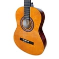 thumbnail image 3 of 3/4 Size Classical Guitar for Kids & Beginners – Natural Amber Acoustic Guitar, Nylon Strings, Starter Kit with Bag, Picks, Chord Chart, Stand, Tuner, Capo, String set, Strap Amber, 3 of 8