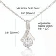 thumbnail image 4 of BrillanceAura Anniversary Gift for Wife Her from Husband 14k White Gold plated Pendant Necklace with Luxury LED Box, 4 of 8
