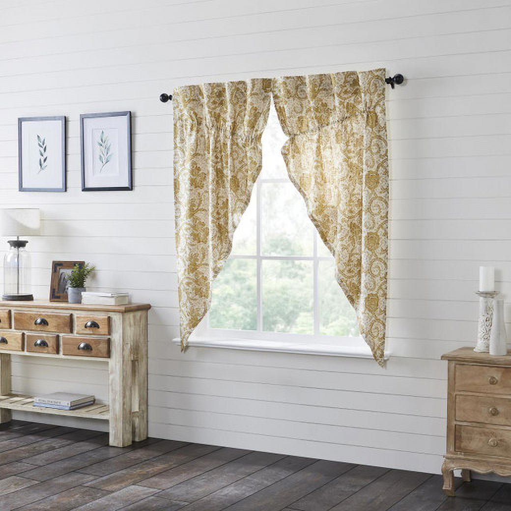 Victorian Heart Dorset Farmhouse Curtain Panels - Thumbnail 2