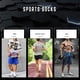 thumbnail image 4 of JShteea Calcetines Baloncesto para Hombre Calcetines Cortos Gruesos Con Parte Inferior Toalla Antideslizante (gris), 4 of 9