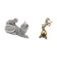 thumbnail image 5 of Elegante escultura decorativa de , figura de animal única para sala de estar moderna, oficina, dormitorio, regalo de inauguración de la casa, ce, 5 of 8