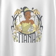 thumbnail image 3 of Disney Princess - Tiana Floral Nouveau - Youth Girls Boxy T-Shirt, 3 of 5