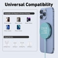 thumbnail image 7 of BENFEI Magnetic Wireless Charger 15w Compatible with MagSafe Charger/iPhone 16/16 Pro/16 Plus/16 Pro Max/iPhone 15 Pro Max Plus/iPhone 14 13 12 Series, Wireless Mag Safe Charging Pad, Mag Charger, 7 of 7
