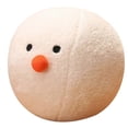 thumbnail image 5 of White Snowball Doll Pillow Plush Toy Ball-Shaped Doll Cartoon Soft Cute Festival Gift for Children 40cm, 5 of 5