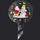thumbnail image 3 of 7 globos de decoración navideña de 20 pulgadas, diseño de Papá Noel, muñeco de nieve, transparente, para decoración de Año Nuevo 2022, Navid Decor, 3 of 5