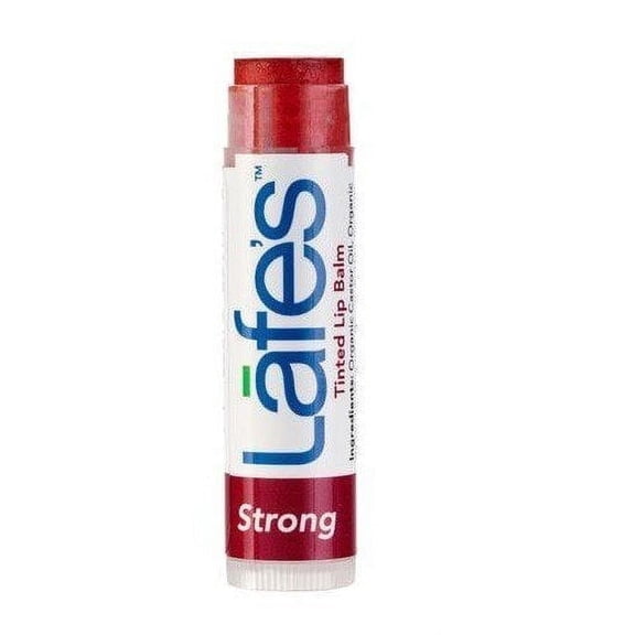 Lafes Natural Tinted Lip Balm, Strong Shade, 0.15 oz