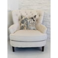 thumbnail image 2 of Plutus Brands Icy Blue Wildflower Luxury Throw Pillow, 2 of 3