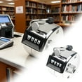 thumbnail image 2 of Hearth & Gear 4 Digit Mechanical Handheld Click Counter For Counting Coaching And Sports Event Scoring 360 Pole Woodworking Punch Locator Saw Marker Superintendent Vest Independent Fabrication Bike, 2 of 4