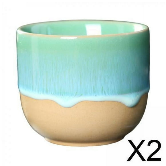 Tazas de cerámica Macarena 150 ml Estilo japonés azul