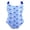 Blue Fish Scales, variant on renvena Kids Girls One Piece Swimsuits Hawaiian Swimwear Beach Bathing Suit Crossback Monokini Size 4-16 A Colorful Floral Blue 8