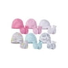 Onesies Brand Baby Girl Caps & Mittens Accessories Baby Shower Gift Set, 12-Piece