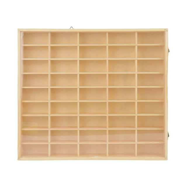 DOLITY Action Figures Display Model Car Display Case Storage Shelf Showcase Car Display 45 grids
