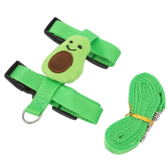 Chest Harness Leash, Wear Resistant Adjustable Pet Leash I Shape Design Protection Comfortable Firm Structure for Rabbit or Chinchilla S,M