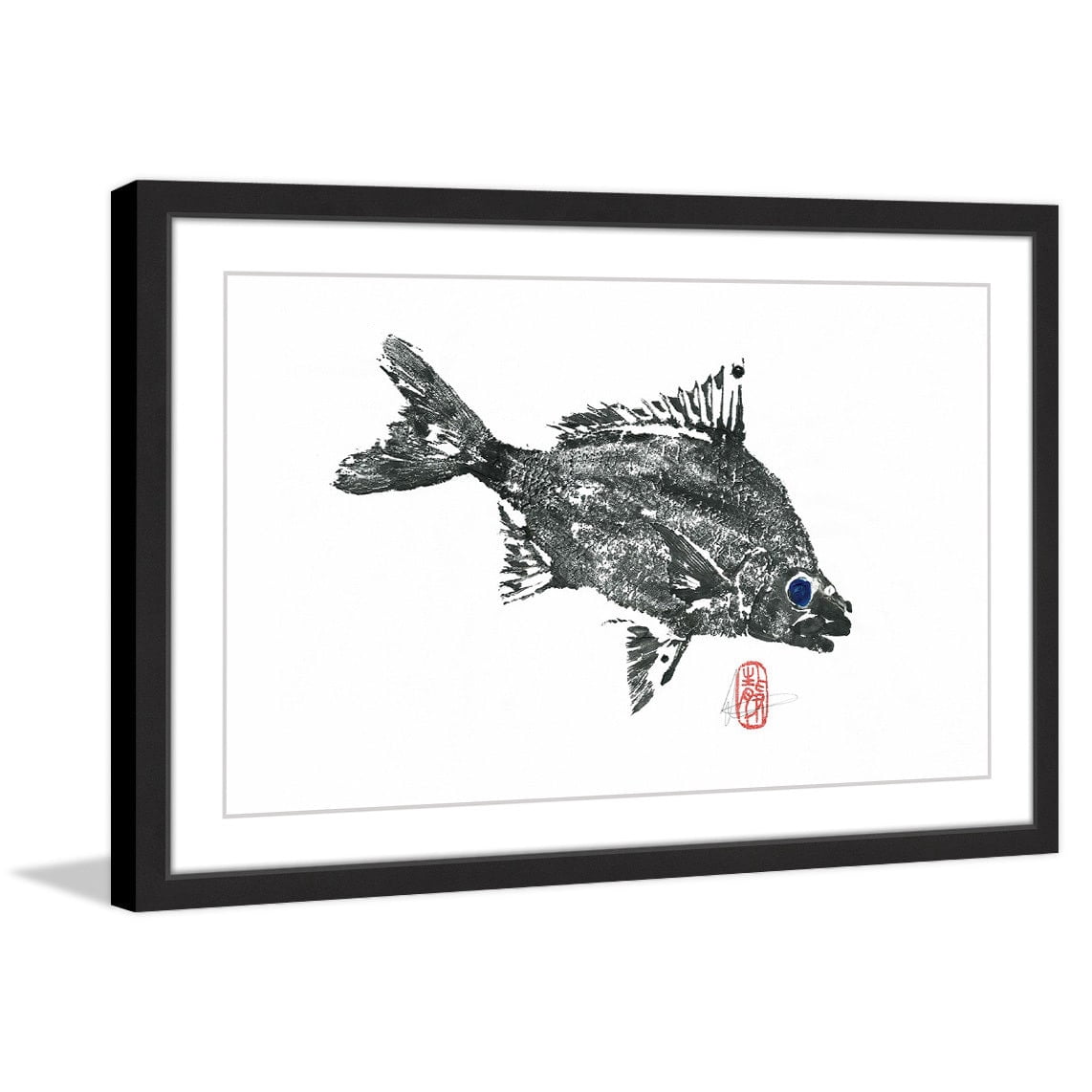 "Silver Bream" Framed Painting Print