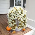 thumbnail image 5 of Bougainvillea Artificial Fall Hanging Flowers Plants for Outdoors Autumn Decoration, 2pcs Faux Bougainvillea Vines White Fake Flowers Realistic UV Resistant Silk Flowers for Outside Planter Yard Home, 5 of 17