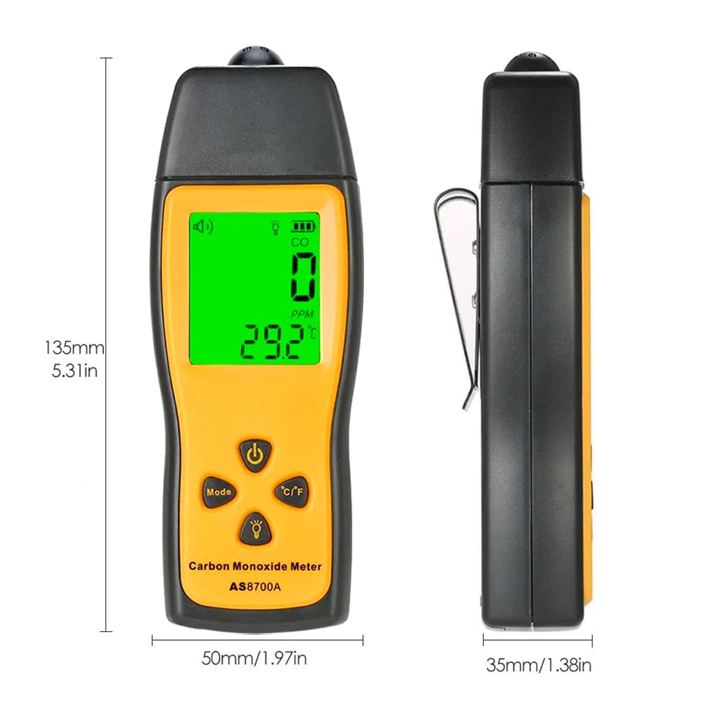 Handheld Carbon Monoxide Meter CO Detector Portable CO Gas Leak Detector High Precision Carbon Monoxide Tester