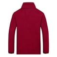 thumbnail image 5 of Nebwoak Mens Shirt Jackets- Zip up Lightweight Long Sleeve Casual Outwear with Pockets Red Size L, 5 of 6