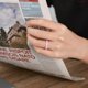 thumbnail image 4 of Anillo de boda de silicona para mujer, 7 paquetes de banda de goma fina y trenzada, moderno, colorido, ajuste cómodo, seguro para la piel, 4 of 6