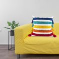 thumbnail image 4 of Cómoda funda de almohada tejida copetuda con de cojín Cremallera Funda de almohada nórdica con para sa de estar Sofá Rayas horizontales Baoblaze Funda de almohada de tiro, 4 of 8