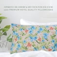 thumbnail image 6 of Elegant Comfort Ultra Soft Set of 2 Floral Pint Pillowcases - 1500 Series Hotel Quality Microfiber, Soft and Smooth Envelope Closure 2-Piece Pillow Covers - King, Magnolia, 6 of 9