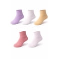 thumbnail image 4 of Calceta George para Niña, Tipo Quarter Diseño Liso Multicolor 5 Pares Talla 10 a 13 años, 4 of 4
