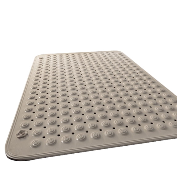Leodye 1PCS Non-Slip Bathtub Shower Mat, Suction Cup Design with Drain Holes, Anti-Fall Bathroom Floor Mat for Tub and Shower Room -27.6x15.8in