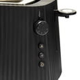 thumbnail image 3 of Alessi "Plissé" 6 Setting Designer Electric Toaster - Black, 3 of 6