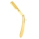 thumbnail image 4 of Maquinillas de afeitar de borde recto Ergonomía Durable Estable Maquinillas de afeitar rectas Kit de afeitado para afeitarOro, 4 of 14