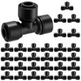 thumbnail image 1 of 30Pcs 1/4inch Drip Irrigation Tee Connectors Irrigation Connectors, 1 of 5
