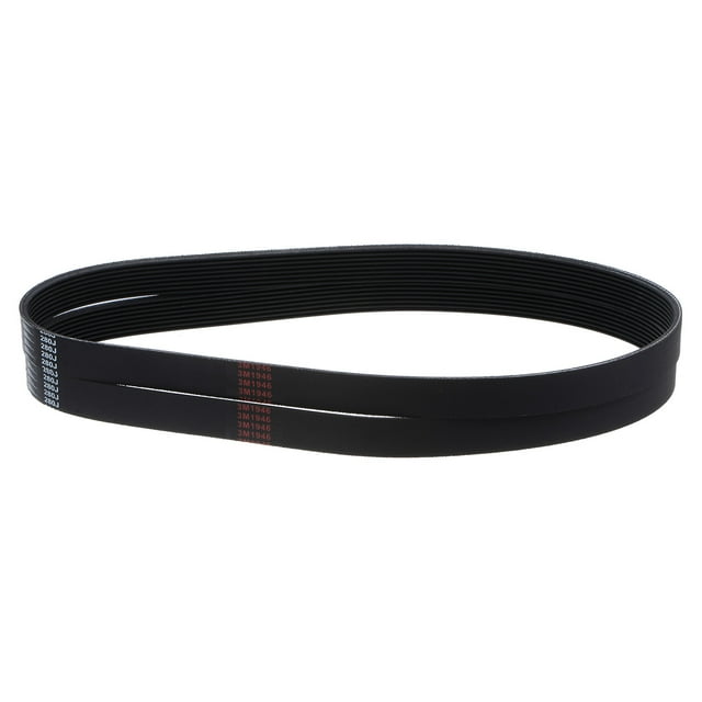 Unique Bargains 280J8 PJ V-Ribbed Belt 8 Ribs 28' Length x 0.74' Width, EPDM Industrial Transmission Serpentine Belt, 2 Packs