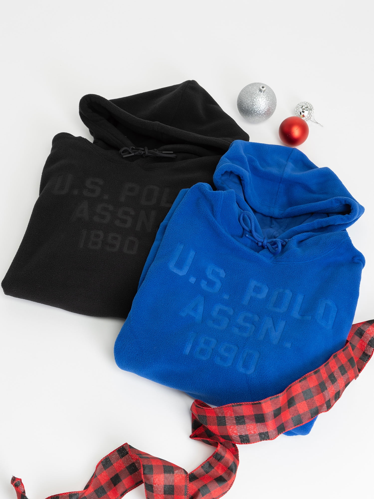 U.S. Polo Assn. Boys Polar Fleece Pullover Hoodie, Sizes 4-18