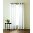 thumbnail image 4 of Better Homes & Gardens Sheer & Twill Weave 4 Piece Curtain Set, White, 95", 4 of 4