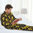thumbnail image 6 of Sikiie Ducks Mens Pajama Set, Soft Warm Long Sleeve Sleepwear, Cozy Button-Down Pjs for Men-X-Large, 6 of 7