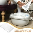 80pcs Disposable Foot Tub Liners Foot Bath Spa Plastic Bags Disposable