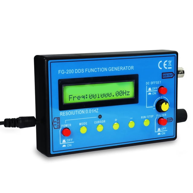 Generador De Señales Funcionales DDS, Generador De Funciones De Formas De Onda De Salida Múltiple Compacto De 0,01 Hz A 500 KHz Para Depuración De Pruebas De Circuitos