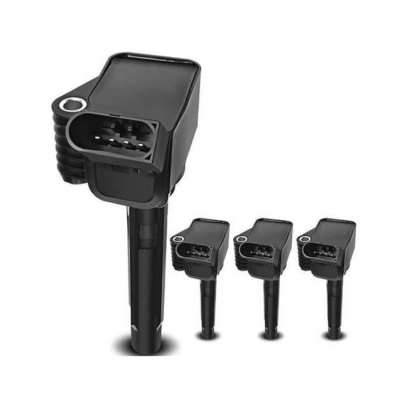 Ignition Coil Kit 4 - Compatible with 2014 - 2019 Volkswagen Passat 2015 2016 2017 2018