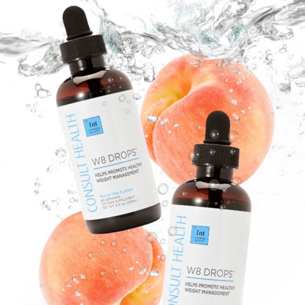 Consult Beaute W8 Drops Doctor Formulated Liquid Weight Loss Supplement with DygloFit 1-Count 4 Fl. Oz.