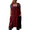 Red, variant on Cotton Linen Apron Cross Back Apron for Women with Pockets Pinafore Dress for Baking Cooking