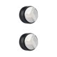 thumbnail image 1 of Monstrate Zinc Alloy Coffee Distributor Coffee Powder Hand Leveler Tool Tampers Hammer Negro 51 mm 2Conjunto, 1 of 1