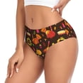 thumbnail image 2 of Fotbe Thanksgiving Turkey Calzones Estampados para Mujer – Ropa Interior de Algodón, Cómoda, Suave y Elástica-Small, 2 of 6