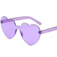 thumbnail image 4 of Gafas de sol transparentes sin marco de gelatina Gafas de sol de color caramelo De una sola pieza, 4 of 5