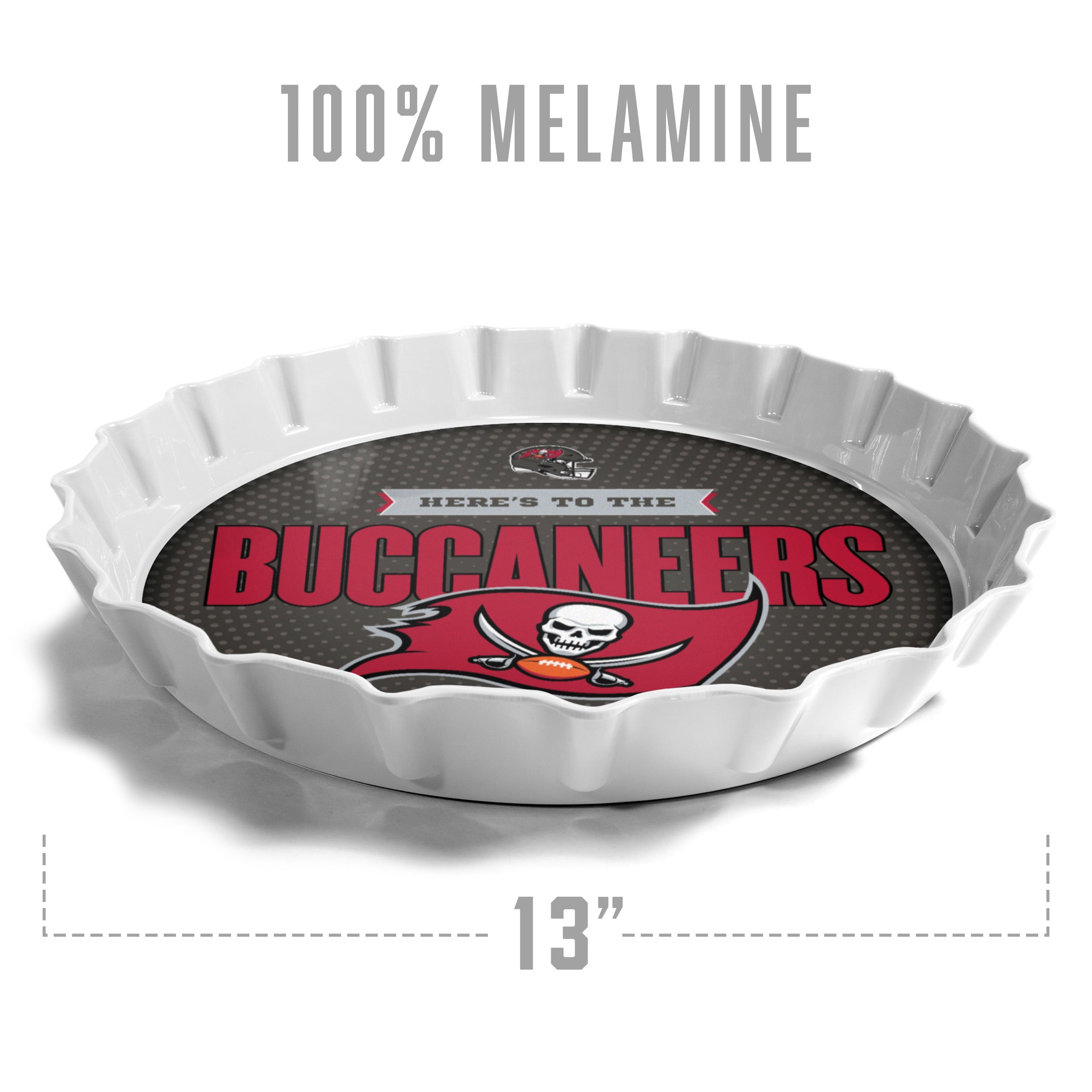 YouTheFan NFL Tampa Bay Buccaneers Bottle Cap Serving Tray