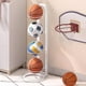 thumbnail image 1 of Basketball Stand Storage Rack | 4-Tier Heavy-Duty Ball Organizer | Multi-Purpose Frame for Basketballs & Sports Equipment | High Weight Capacity | Portable | Includes 1 Basketball Hoop, 1 of 9