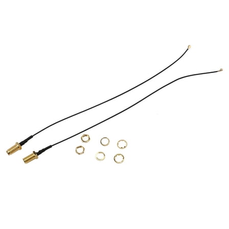 FOR Dual Band WiFi 2.4GHz 5GHz 5.8GHz 8DBi RP-SMA Male Antenna & 20cm 8 Inch U.FL to RP-SMA Female Pigtail Cable 2-Pack